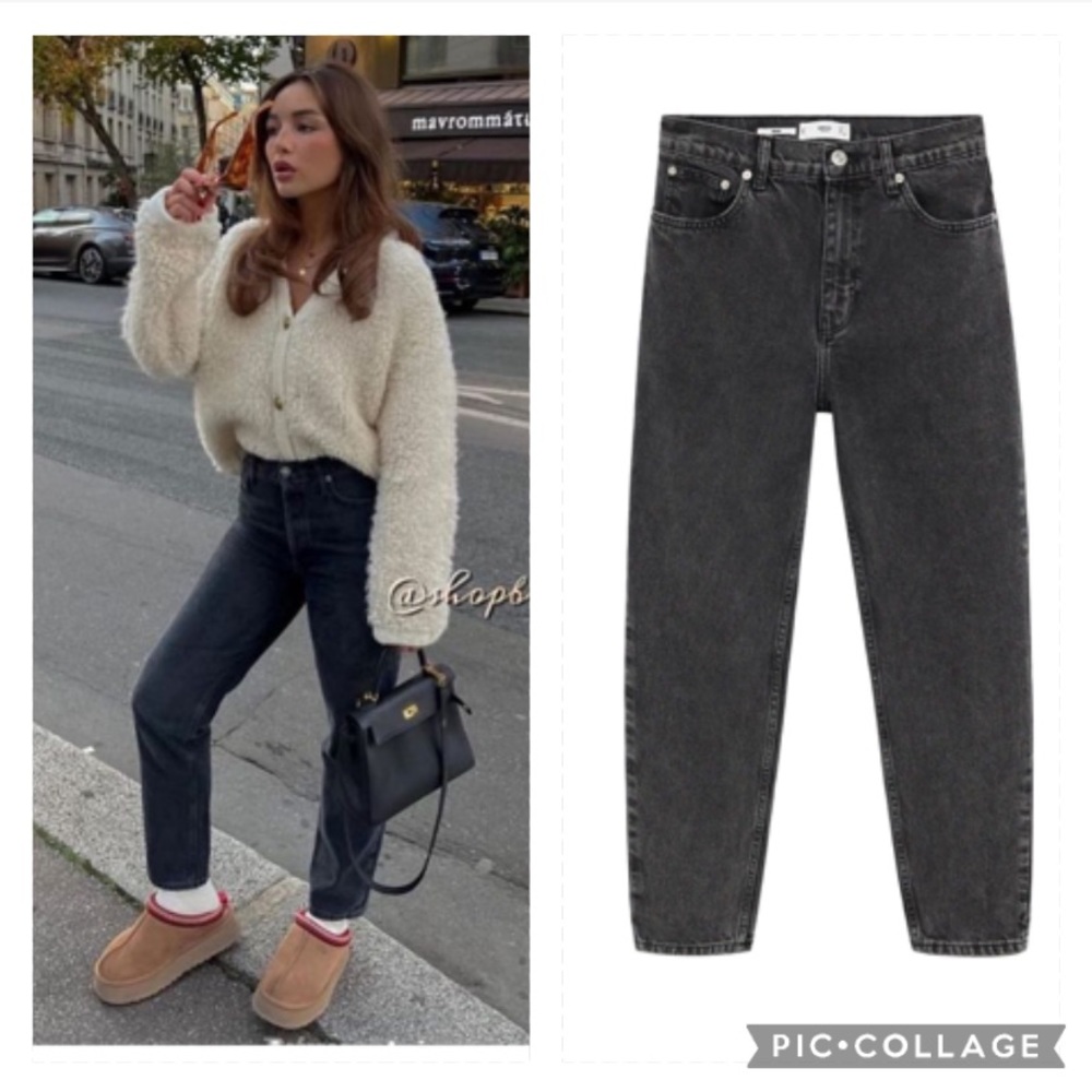 MANGO mom fit jeans NWT